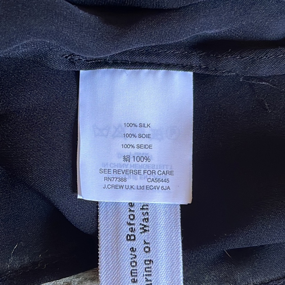 J. Crew beautiful Off Shoulder Silk blouse size 10 - Picture 11 of 11